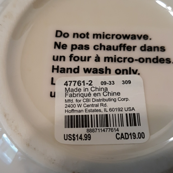 Beautiful Catfeinated mug holds 16oz new still tag - Picture 4 of 5